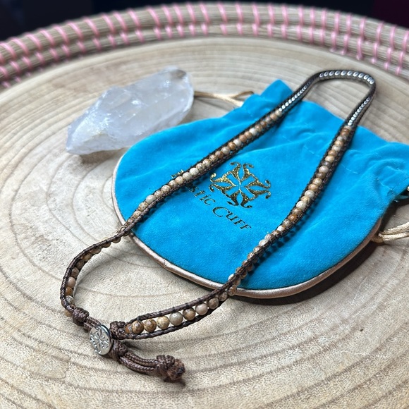 Rustic Cuff bracelet double wrap - Picture 4 of 6